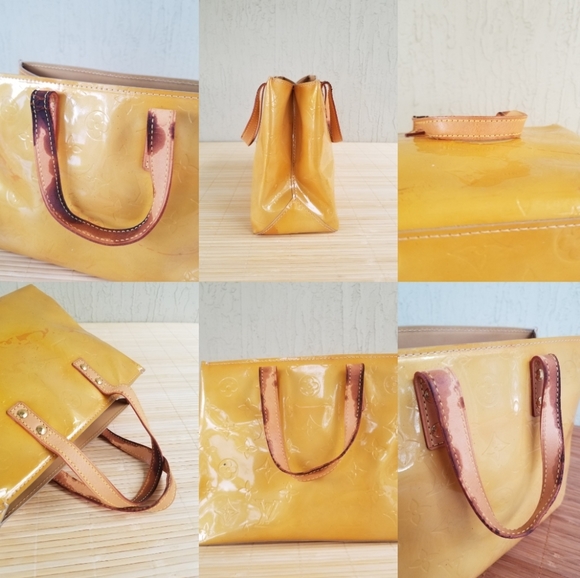 LOUIS VUITTON Beautiful Cute Reed Enamel Vernis Handbag Monogram print - Picture 10 of 16